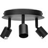 Aigostar Lampadario da soffitto Tris Nero 3 x GU10 Aigostar