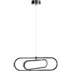 Aigostar Lampadario Led da soffitto Clip Nero 35W Bianco caldo 2700K Aigostar
