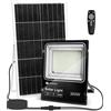 Aigostar Faro Led 300W Nero con pannello solare IP66 Bianco freddo 6500K Dimmerabile con telecomando e crepuscolare Aigostar