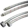 Schläfer 4605008 | Tubo Flessibile per Rubinetto 1/2 Femmina, Connettore per Valvola ad Angolo Sottolavabo, Raccordo Intrecciato in Acciaio Inox 1/2 x M10 x 1, Lunghezza 35cm, 2 Pezzi