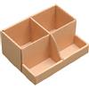Weboxes Portapenne fustellato 17,5 x 13,5 x 8 cm (LxPxH) Confezione da 10 pezzi - Avana