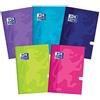Oxford Quaderno scolastico Kladde A4, 96 fogli a quadretti, confezione da 5 pezzi, colori assortiti