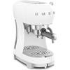 Smeg Macchina da Caffè Espresso Manuale 50's Style - Bianco LUCIDO - ECF02WHEU