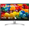 LG 27UL500P Monitor 27" UltraHD 4K LED IPS HDR 10, 3840x2160, 5ms, AMD FreeSync 60Hz, HDMI 2.0 (HDCP 2.2), Display Port 1.4, AUX, Flicker Safe, Bianco