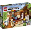 LEGO Minecraft The Trading Post 21167 Collectible Action-Figure Playset with Minecraft's Steve and Skeleton Toys, New 2021 (201 Pieces)