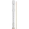 Bontempi | GermanTouchFlute - Flauto Dolce con Diteggiatura Tedesca per un Viaggio Musicale nella Tradizione Tedesca, Bianco