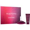 Calvin Klein Euphoria SET1 Cofanetti eau de parfum 100 ml + crema corpo 100 ml per donna