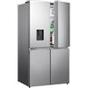 Hisense RQ758N4SWSE frigorifero side-by-side Libera installazione 606 L E Acciaio inox