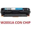 Hp Toner Compatibile per HP Color LaserJet Pro M454 M479 W2031A 415A Con Chip Ciano Pagine 2.100
