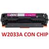 Hp Toner Compatibile per HP Color LaserJet Pro M454 M479 W2033A 415A Con Chip Magenta Pagine 2.100