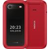 Nokia Cellulare 4G Lte 2660 FLIP 4G Dual Sim Red - 1GF011OPB1A03