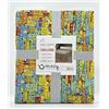 Riad Arredo Trapuntino Primaverile Estivo Moderno Urban Morbida Microfibra - Copriletto Trapuntato Leggero Multicolor Ideale Ragazzi Bambini (1 Piazza E Mezzo - 210x250 cm)