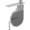 Hansa ROLLBOX corpo d'installazione singolo per montaggio su bordo vasca, 53060200, Universal [Rubinetteria Bagno > Accessori di Montaggio per Rubinetteria Bagno]