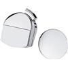 hansgrohe Exafill copertura per set scarico e troppopieno con funzione di riempimento, 58127000, Exafill cromo [Rubinetteria Bagno > Sistemi di Scarico]