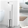 Zack LINEA set portascopino WC, 40027, LINEA [Accessori Bagno > Set Portascopino]