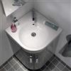 Geberit Renova Compact lavabo ad angolo, 226150600, Renova Compact bianco [Lavabi > Lavabi ad Angolo]