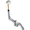 hansgrohe Exafill set scarico e troppopieno con funzione di riempimento set completo, 58123000, Exafill cromo [Rubinetteria Bagno > Sistemi di Scarico]