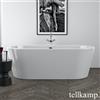 Tellkamp Solitär vasca da bagno ovale freestanding, 0100-082-00-A/CR, Solitär bianco lucido [Vasche da Bagno > Vasche da Bagno Freestanding]