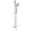 Grohe Euphoria set doccia con asta e mensola, 3 tipi di getto, 27243001, Euphoria cromo [Rubinetteria Bagno > Set Doccia]
