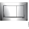 Geberit Omega20 placca di azionamento Square, 115080KH1, Square Omega20 [Placche di Scarico > Placche di Scarico per WC]