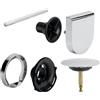 Viega Multiplex set scarico e troppopieno Visign M9 set completo, per vasca speciale, 308889+724597, Visign M9 Multiplex cromo [Rubinetteria Bagno > Sistemi di Scarico]