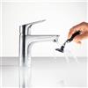 hansgrohe Focus rubinetto lavabo 100, 31517000, 100 Focus cromo [Rubinetteria Bagno > Rubinetteria Lavabo]