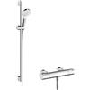 hansgrohe Ecostat rubinetto doccia esterno con termostatico, 27813400, Ecostat; Crometta bianco/cromo [Rubinetteria Bagno > Rubinetteria Doccia]