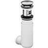 Villeroy & Boch Universal sifone Easy Access con piletta bloccabile, 92198800, Easy Access Universal cromo [Rubinetteria Bagno > Sistemi di Scarico]