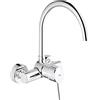 Grohe Concetto rubinetto da cucina, orientabile, 32667001, Concetto cromo [Rubinetteria da Cucina > Rubinetti da Cucina]