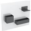 Geberit Acanto set magnetico da parete, 500649012, Acanto bianco/lava opaco [Accessori Bagno > Porta Oggetti]
