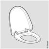 Geberit AquaClean 8000 sedile per smart WC, 250034111, AquaClean 8000; AuqaClean 8000plus [WC > Sedili WC]