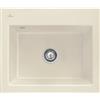 Villeroy & Boch Subway 60 S Flat lavello da cucina, 33091FFUHL3, Subway 60 S Flat ivory [Lavelli da Cucina > per Base Sottolavello a partire da 60 cm]