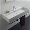 Scarabeo Teorema 2.0 lavabo sospeso, 5106R100ABK, Teorema 2.0 bianco [Lavabi > Lavabi Sospesi]