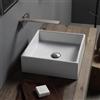 Scarabeo Teorema lavabo da appoggio, 803140BK, Teorema bianco [Lavabi > Lavabi da Appoggio]