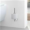 Zack SCALA porta rotolo di riserva, 40053, SCALA acciaio inox levigato [Accessori Bagno > Porta Rotolo]