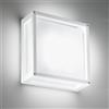 Ailati Lights by Zafferano Home lampada a parete, E27, quadrata, LL0251B3, Home [Lampade per Esterni > Lampade a Soffitto]