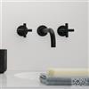 Dornbracht Tara. rubinetto lavabo a parete, 36712892-33, Tara. nero opaco [Rubinetteria Bagno > Rubinetteria Lavabo]