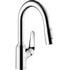 hansgrohe Focus M42 rubinetto da cucina, orientabile, estraibile, 71801000, Focus M42 cromo [Rubinetteria da Cucina > Rubinetti da Cucina]