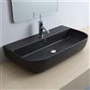Scarabeo Glam lavabo sospeso, 181249BK, Glam nero opaco [Lavabi > Lavabi Sospesi]