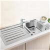 Blanco Lantos lavello da cucina, 517281, 5 S-IF Lantos acciaio inox satinato lucido [Lavelli da Cucina > per Base Sottolavello a partire da 50 cm]