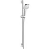 hansgrohe Croma Select E set doccia con asta saliscendi, 3 tipi di getto, 26591400, Croma Select E cromo/bianco opaco [Rubinetteria Bagno > Set Doccia]