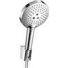 hansgrohe Raindance Select S set doccia con supporto, 3 tipi di getto, 26721000, Raindance Select S cromo [Rubinetteria Bagno > Set Doccia]