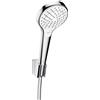 hansgrohe Croma Select S set doccia con supporto, 3 tipi di getto, 26411400, Croma Select S cromo [Rubinetteria Bagno > Set Doccia]