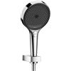 hansgrohe Rainfinity set doccia con supporto, 3 tipi di getto, 26852000, Rainfinity cromo/grafite [Rubinetteria Bagno > Set Doccia]