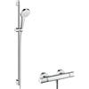 hansgrohe Croma Select S rubinetto doccia esterno con termostatico, 27014400, Croma Select S cromo/bianco opaco [Rubinetteria Bagno > Rubinetteria Doccia]