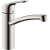hansgrohe Focus M41 rubinetto da cucina, orientabile, 31806800, Focus M41 acciaio inox spazzolato [Rubinetteria da Cucina > Rubinetti da Cucina]