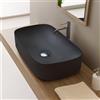 Scarabeo Moon lavabo da appoggio, 550249BK, Moon nero opaco [Lavabi > Lavabi da Appoggio]