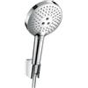 hansgrohe Raindance Select S set doccia con supporto, 3 tipi di getto, 26701000, Raindance Select S cromo [Rubinetteria Bagno > Set Doccia]