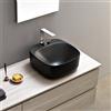 Scarabeo Moon lavabo da appoggio, 550449BK, Moon nero opaco [Lavabi > Lavabi da Appoggio]