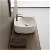 Scarabeo Moon lavabo da appoggio, 550441BK, Moon bianco opaco [Lavabi > Lavabi da Appoggio]